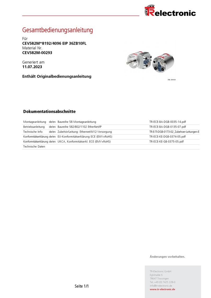 TR-Electronic CEV582M-00293 Assembly instructions