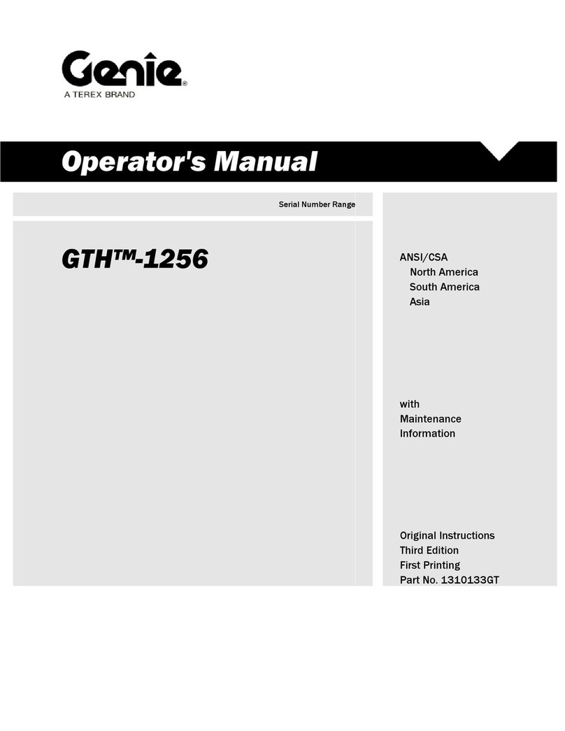 Terex Genie GTH-1256 Operator's manual