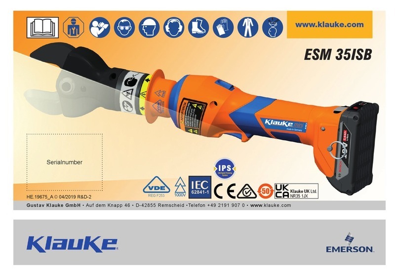 Emerson Klauke ESM 35ISB manual