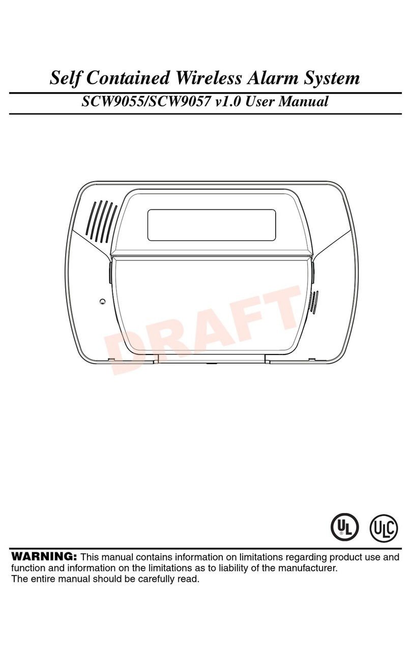 Tyco DSC SCW9055 user manual