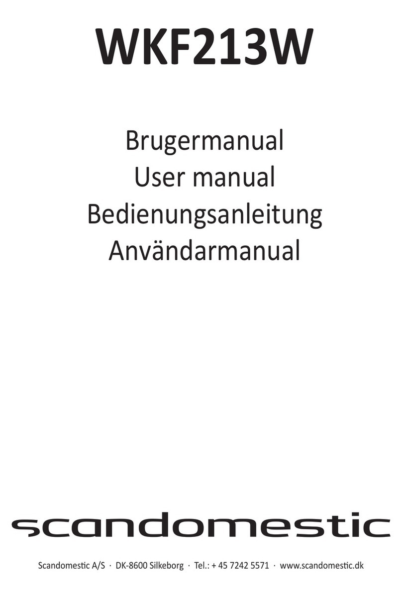 Scandomestic WKF213W User manual
