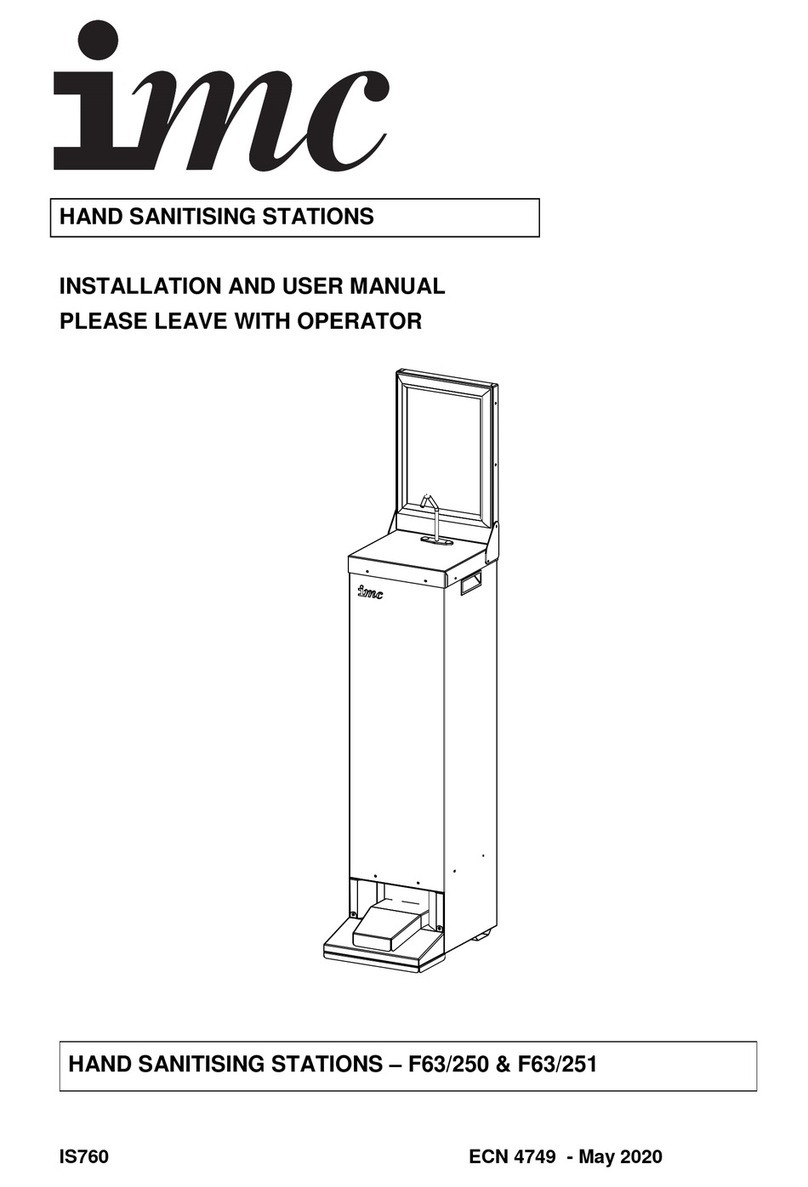IMC F63/251 Installation and user manual