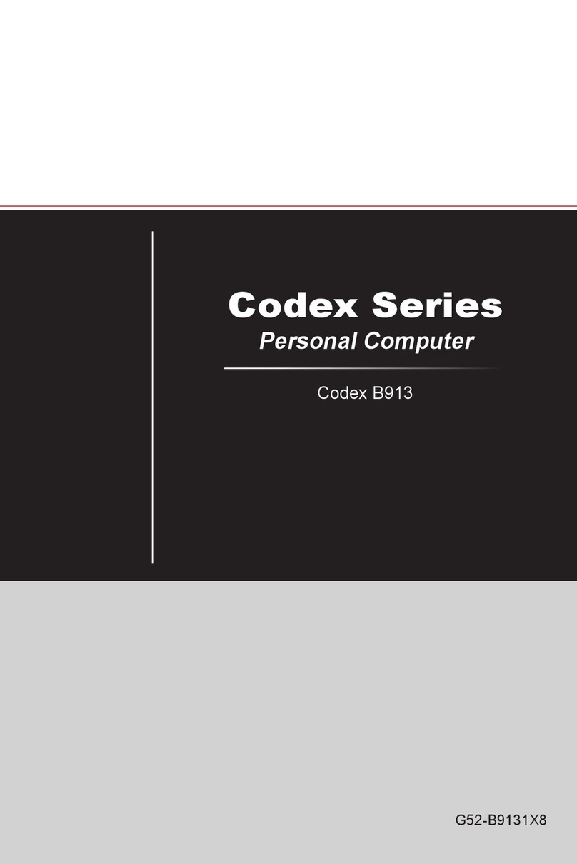 MSI Codex B913 User manual