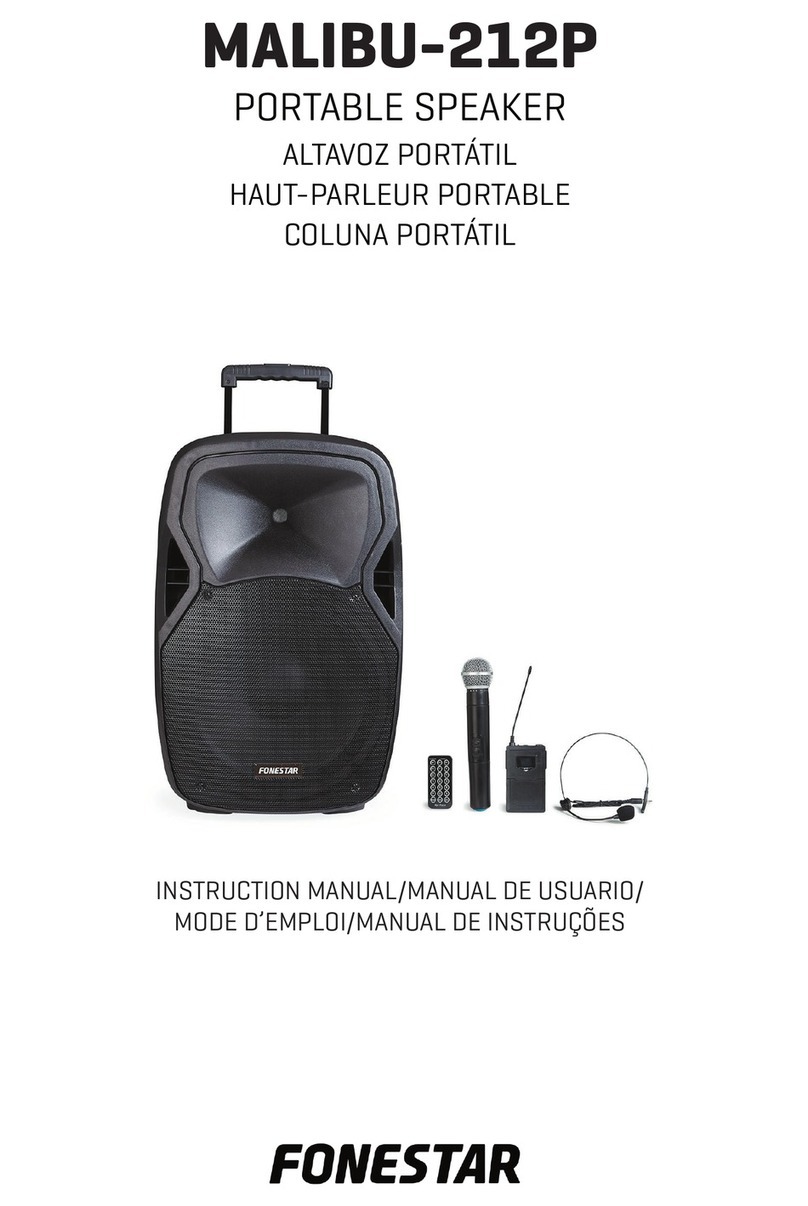 FONESTAR MALIBU-212P instruction manual