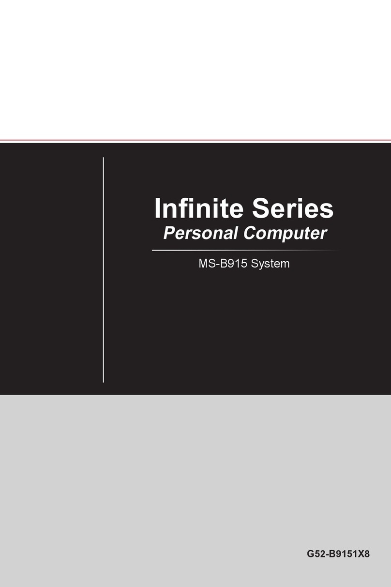 MSI Infinite A User manual
