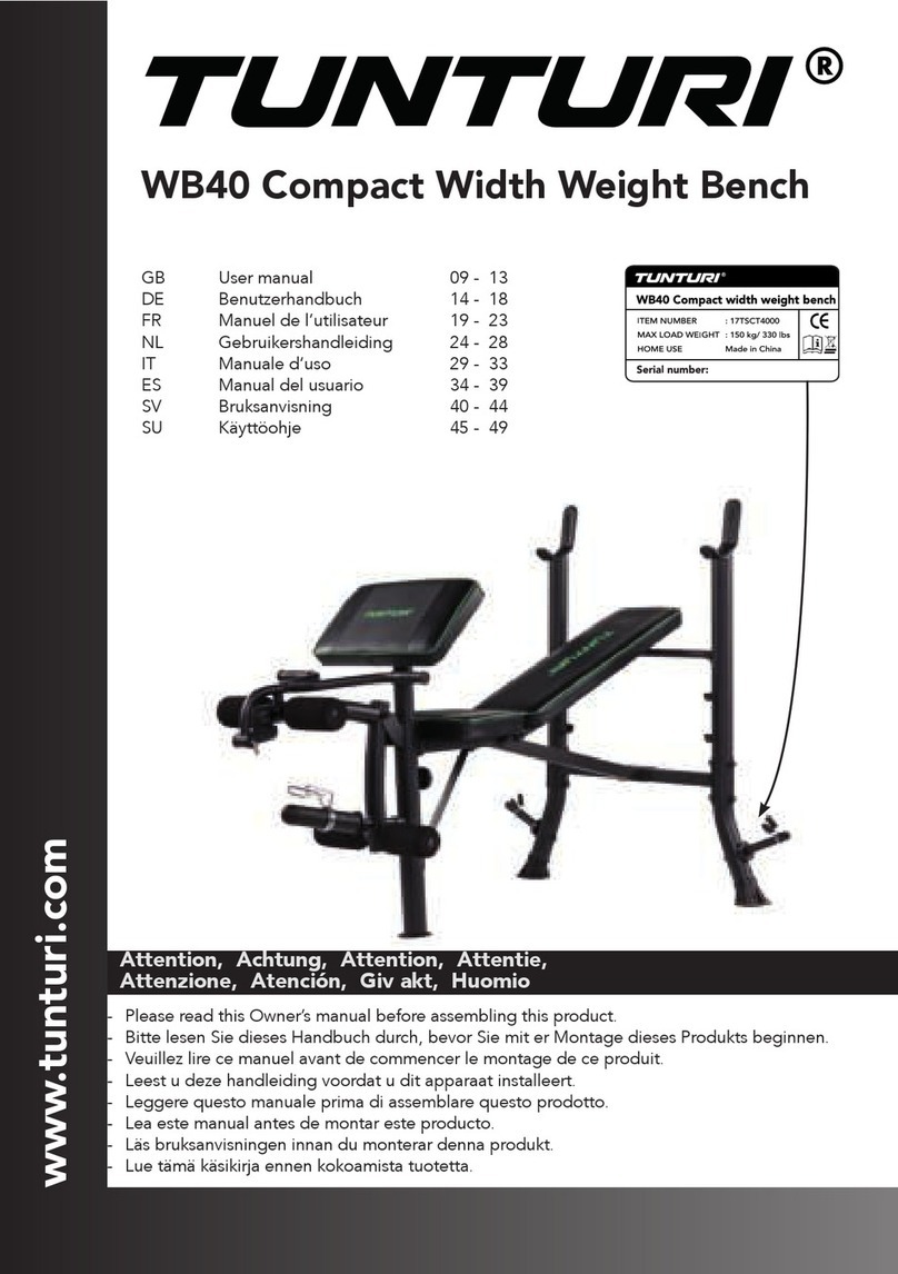 Tunturi 17TSCT4000 User manual
