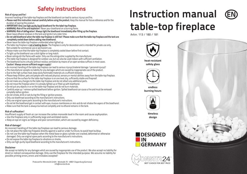 Monster24 113 instruction manual