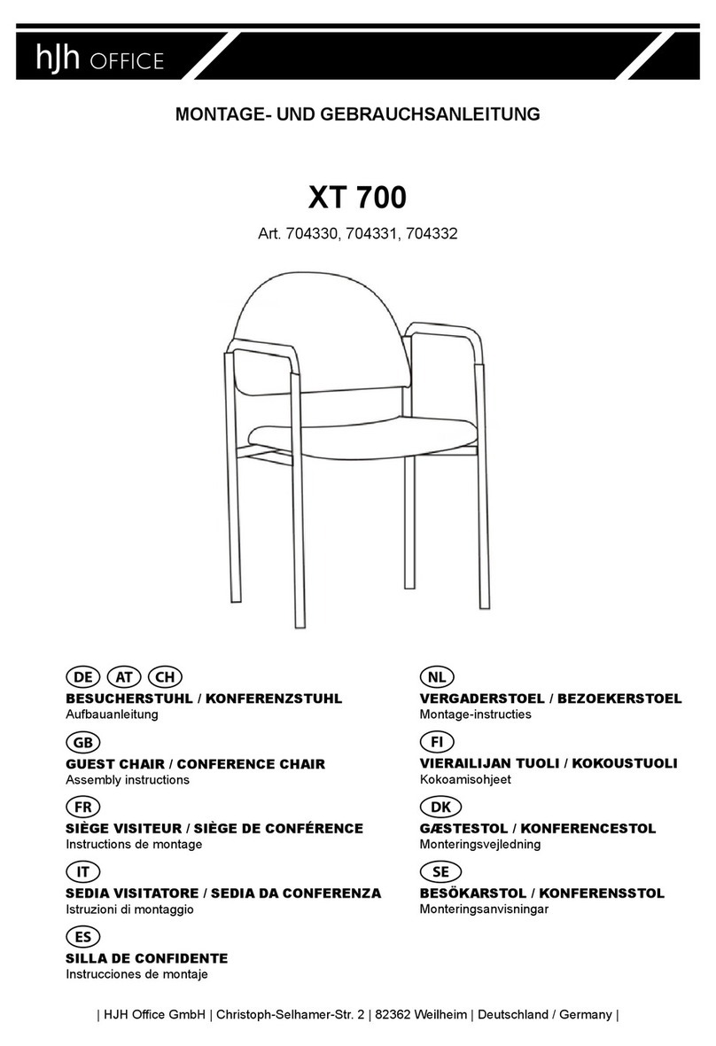 HJH office XT 700 Assembly instructions