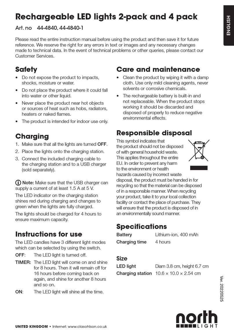 North Light 44-4840 User manual