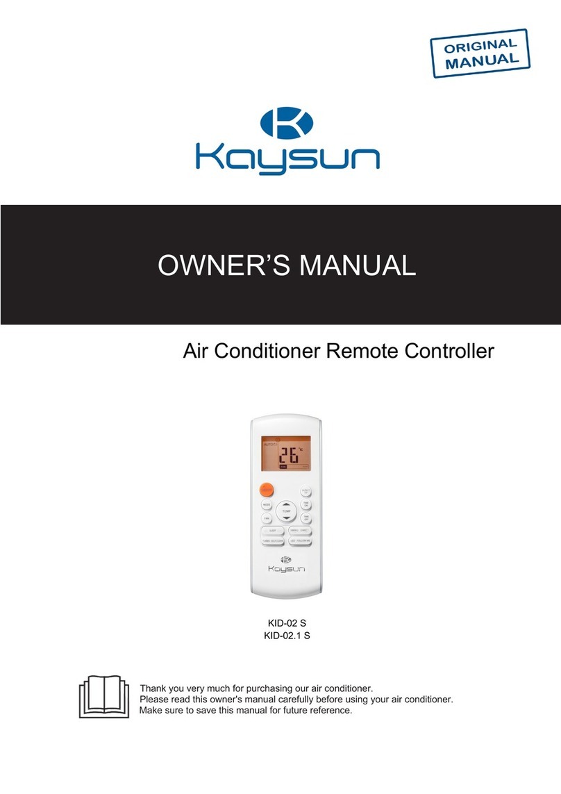 Kaysun KID-02.1 S owner's manual