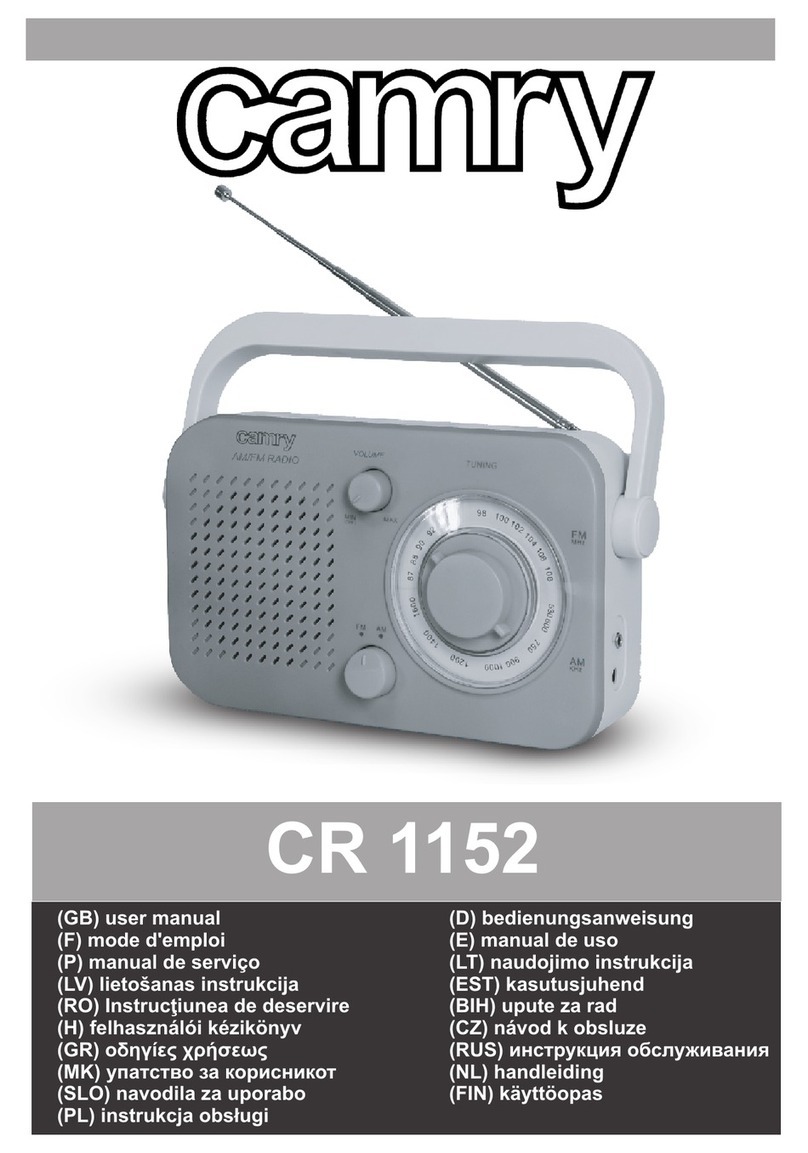 camry CR 1152 user manual