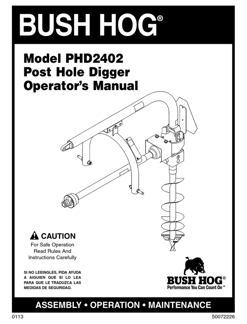 Bush Hog PHD2402 Operator's manual
