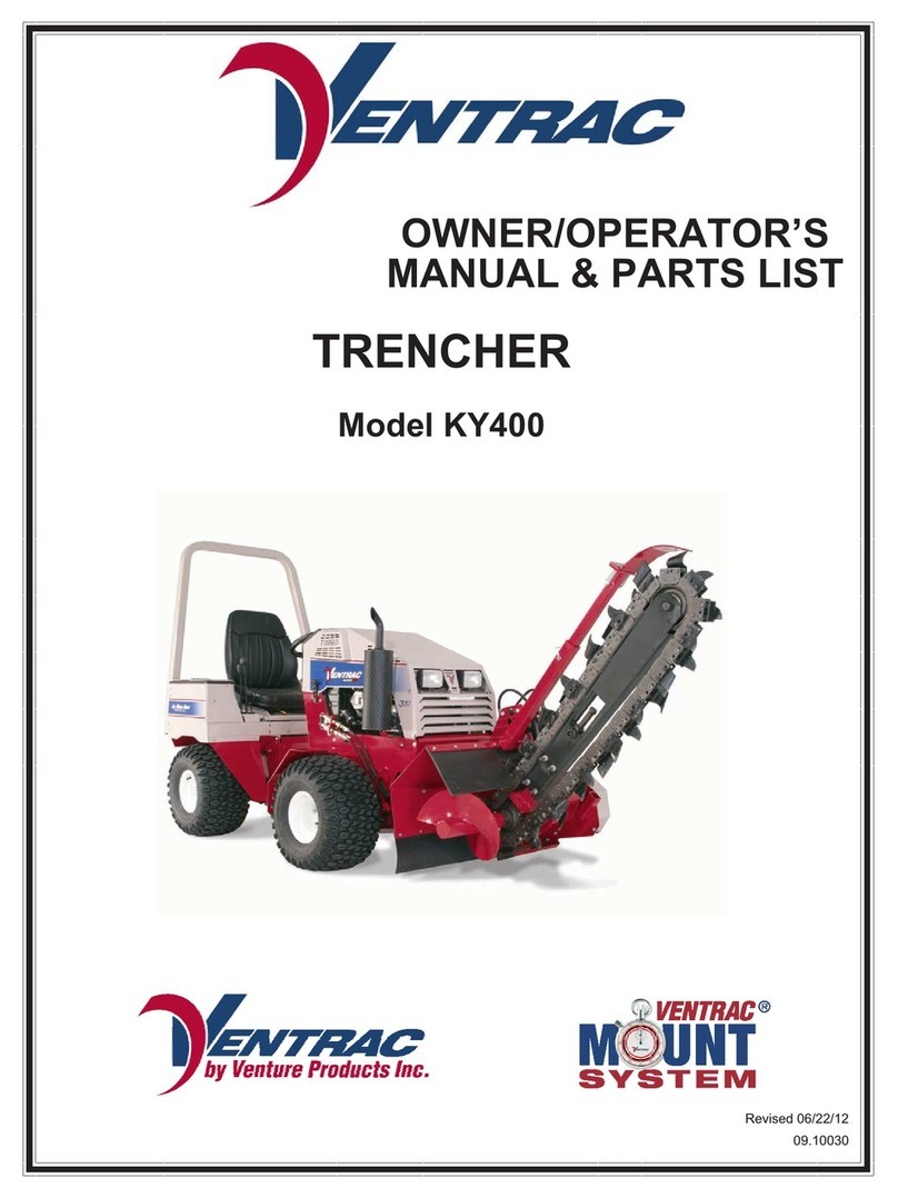 Ventrac KY400 Owner/operator's manual & parts list