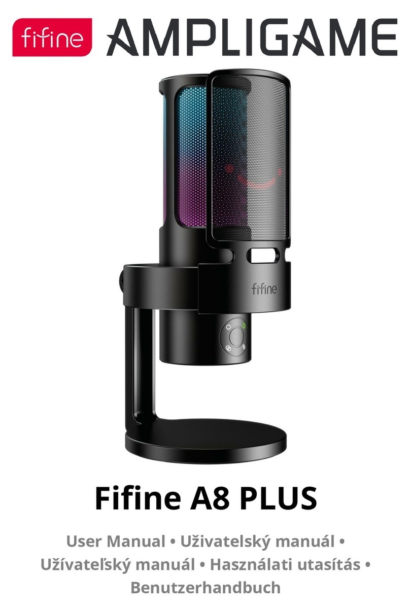 Fifine AMPLIGAME A8 PLUS user manual