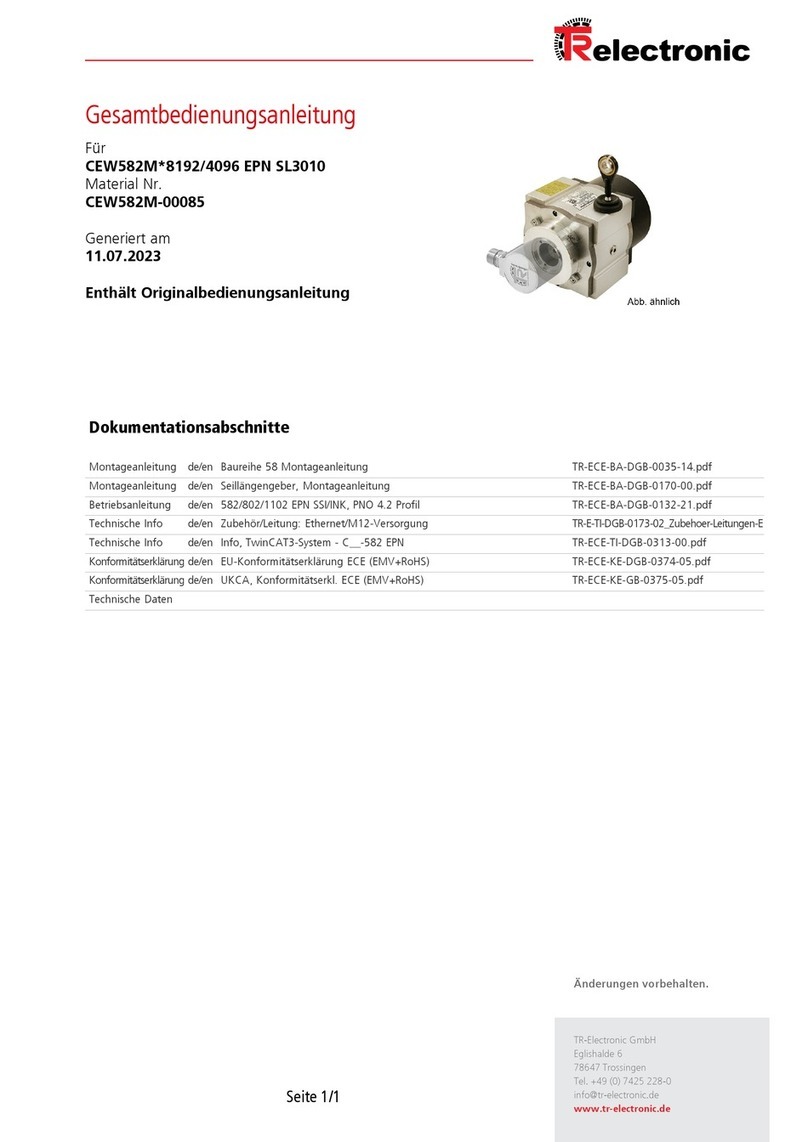 TR-Electronic CEW582M-00085 Assembly instructions
