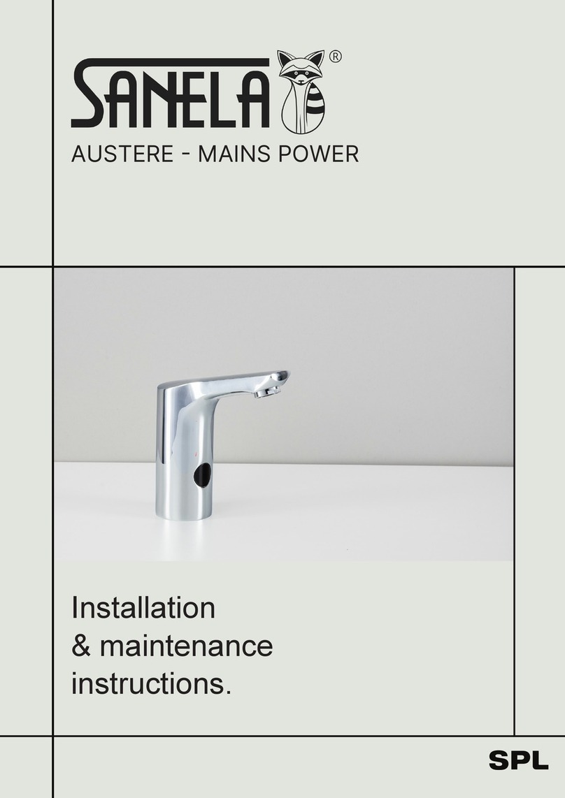Sanela AUSTERE Installation & maintenance instructions