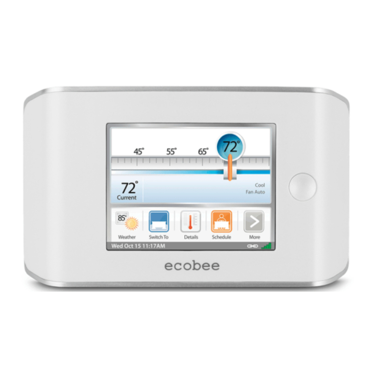 Ecobee SMART User manual Ecobee SMART User manual