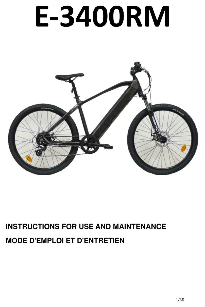 Carratt E-3400RM Instructions for use and maintenance