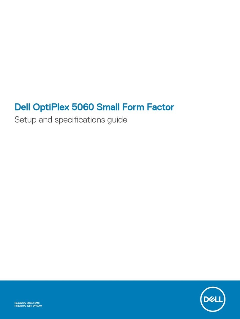 Dell OptiPlex 5060 Small Form Factor User guide Dell OptiPlex 5060 Small Form Factor User guide