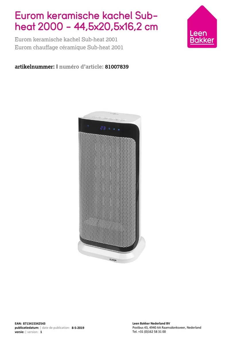 EUROM 81007839 Instruction booklet