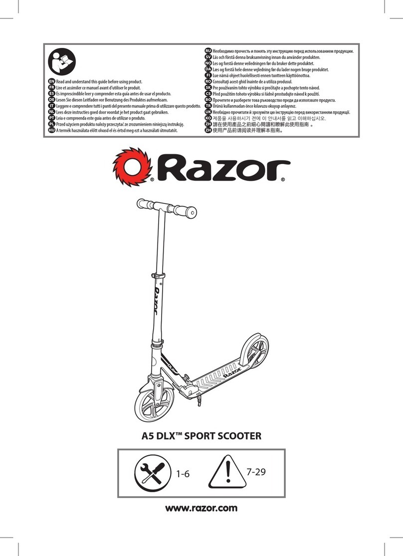 Razor A5 DLX User manual