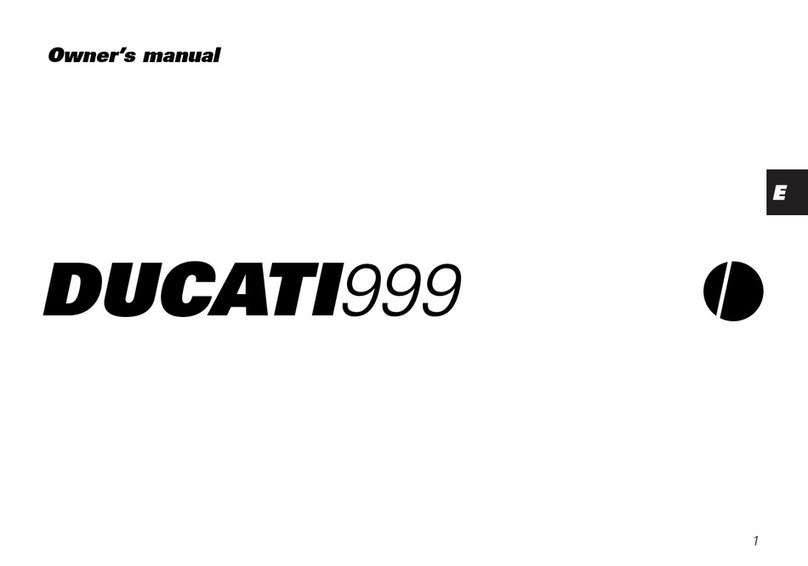 Ducati DUCATI999 User manual Ducati DUCATI999 User manual