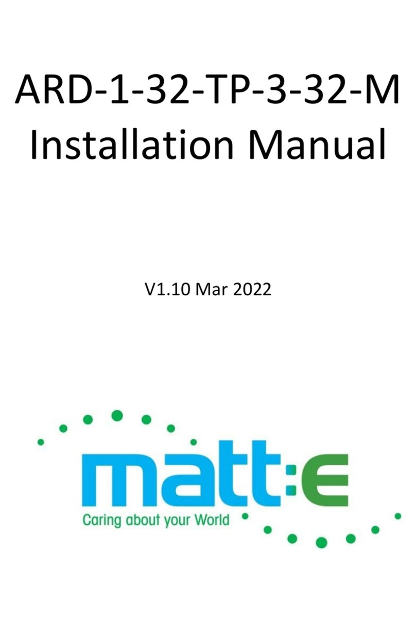 Matt:e ARD-1-32-TP-3-32-M User manual Matt:e ARD-1-32-TP-3-32-M User manual