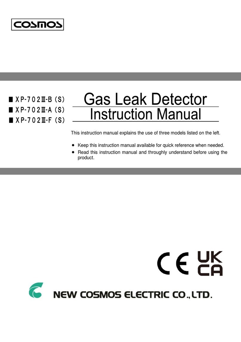 Cosmos XP-702IIIS Series instruction manual