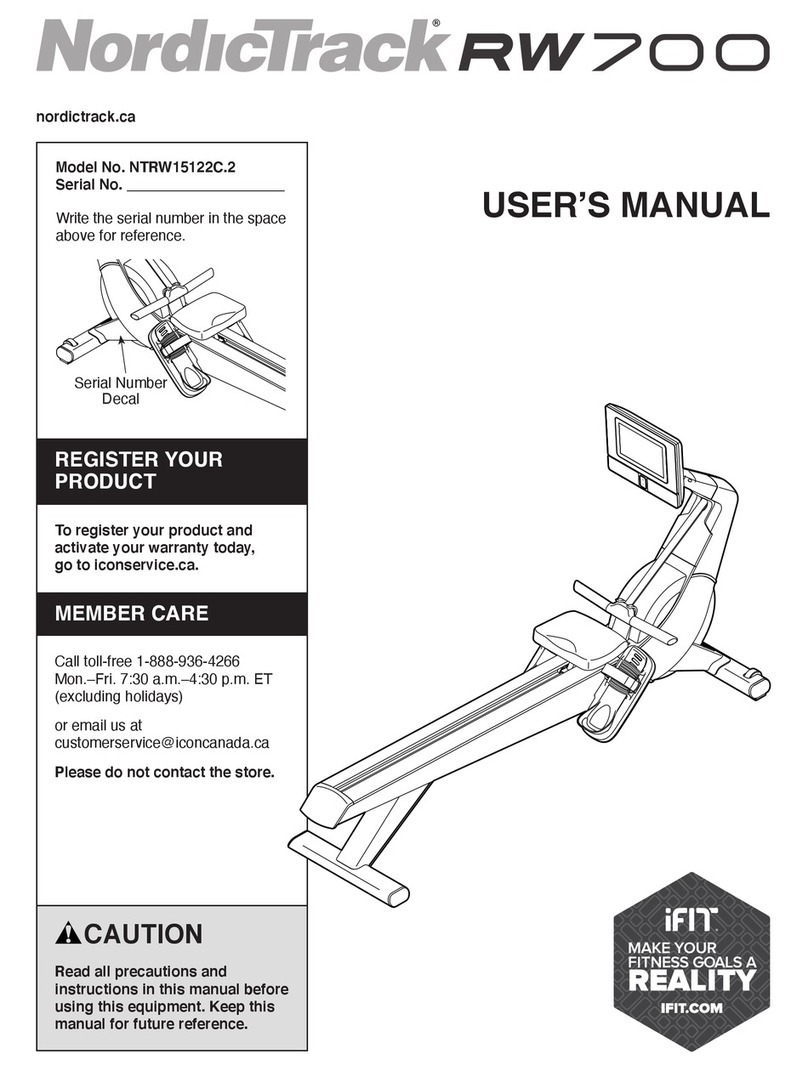 ICON Health & Fitness NTRW15122C.2 User manual