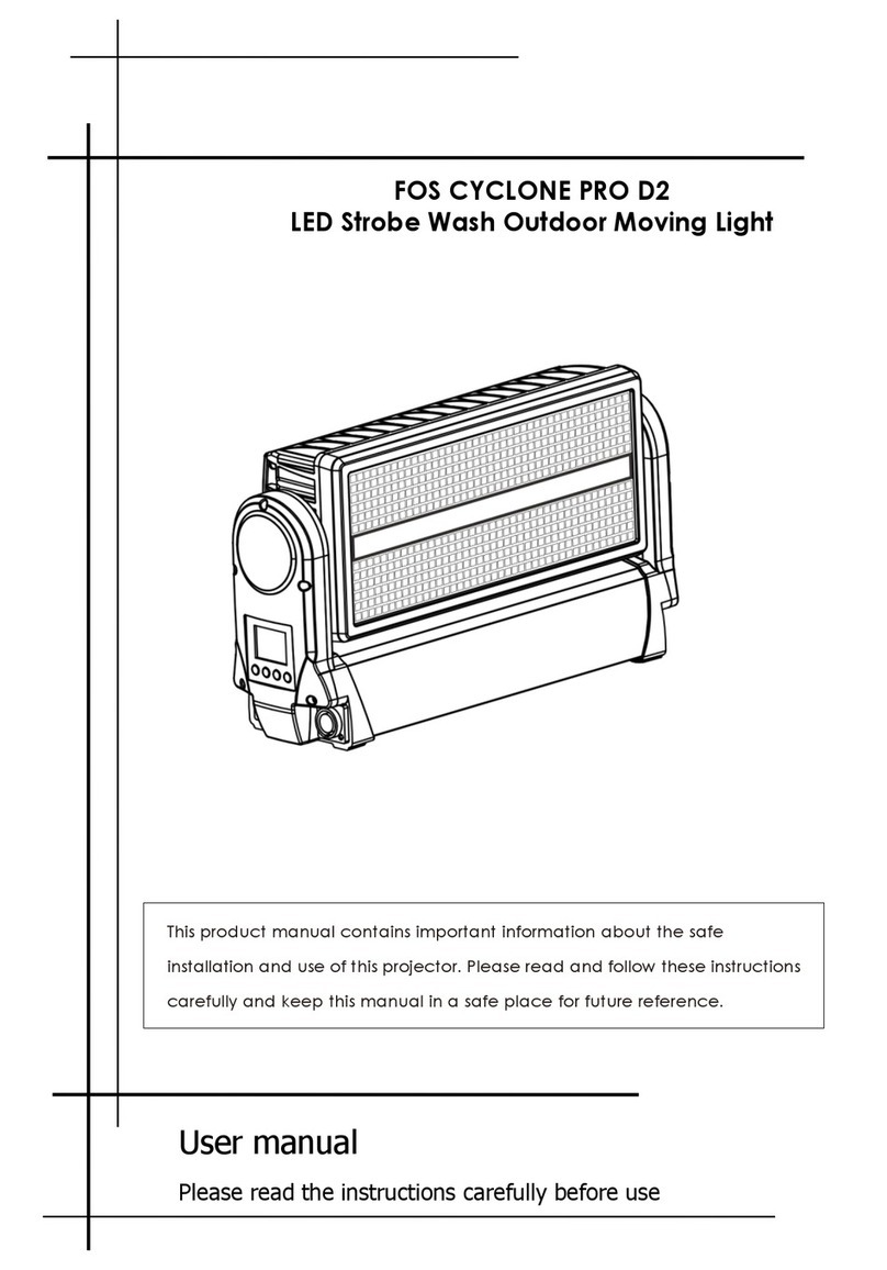 FOS Technologies CYCLONE PRO D2 User manual FOS Technologies CYCLONE PRO D2 User manual