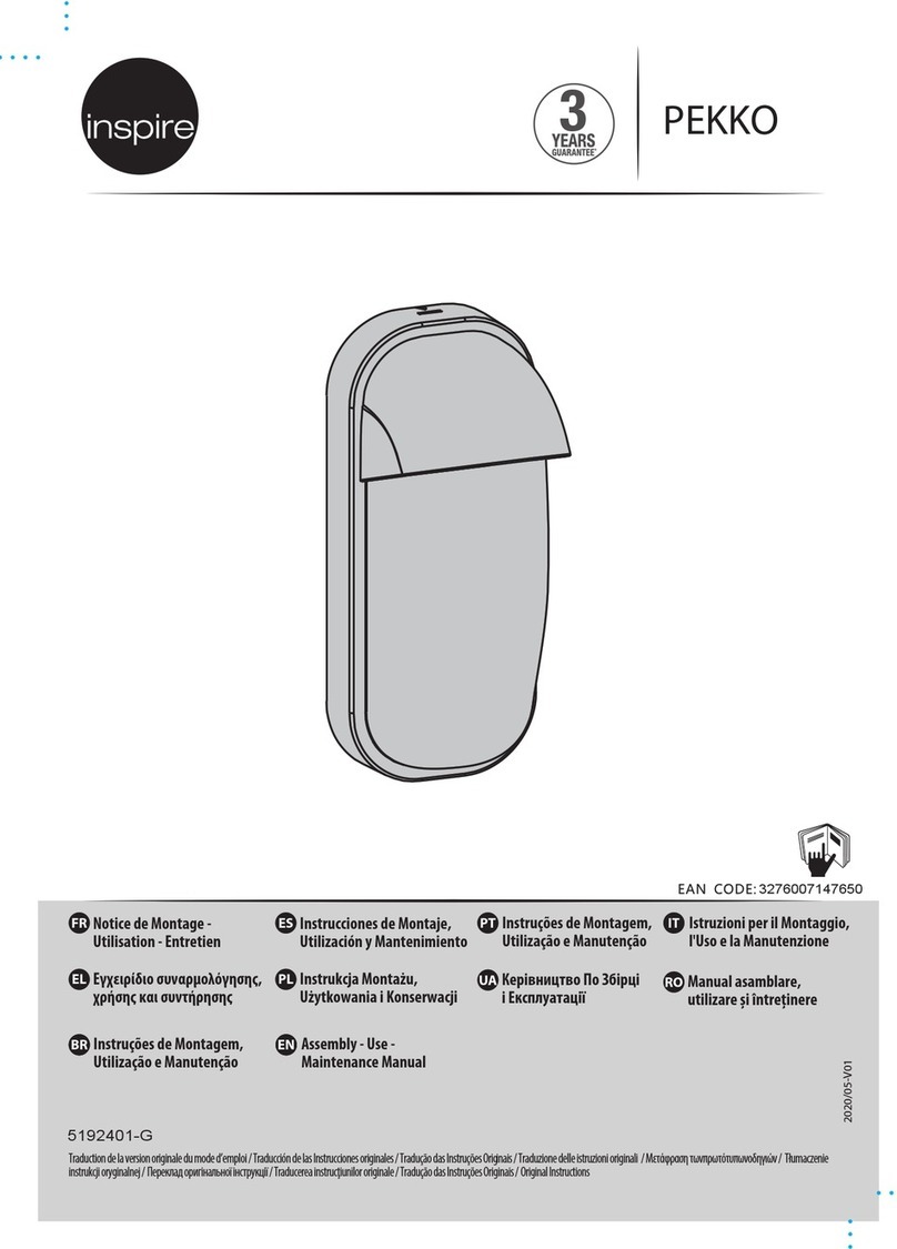 Inspire PEKKO 5192401-G Maintenance manual Inspire PEKKO 5192401-G Maintenance manual