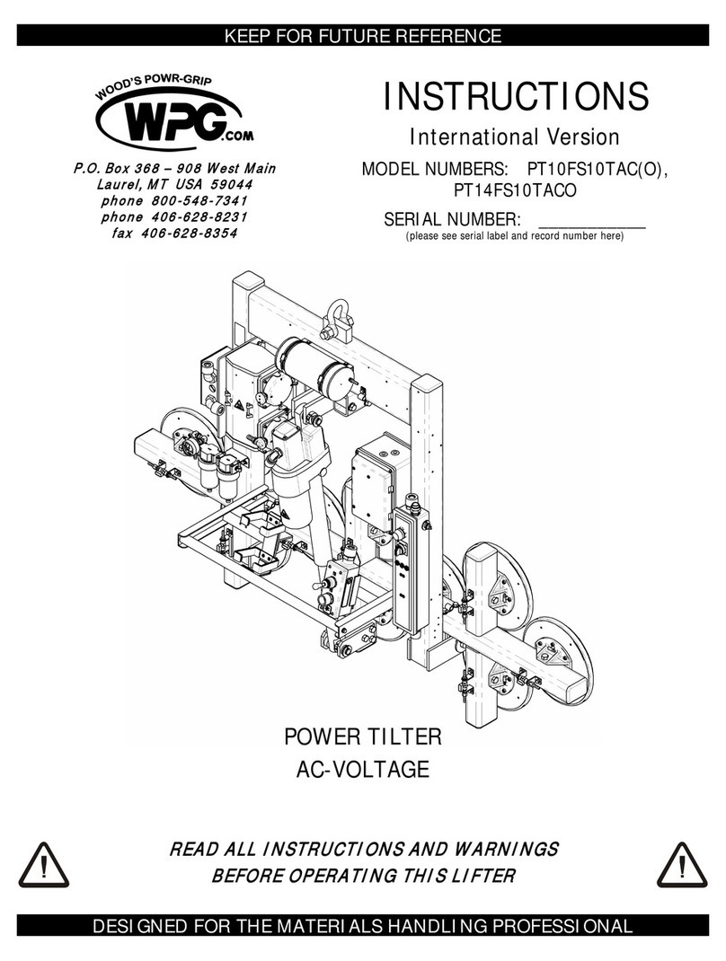 WPG PT10FS10TAC User manual