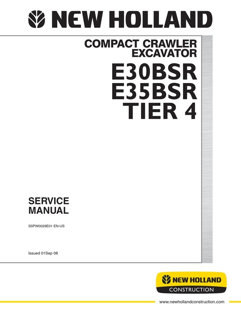 New Holland E30BSR TIER 4 Service manual