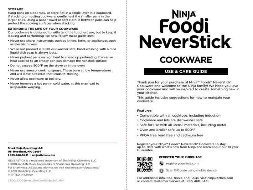 Ninja Foodi NeverStick C10000 Use & care guide