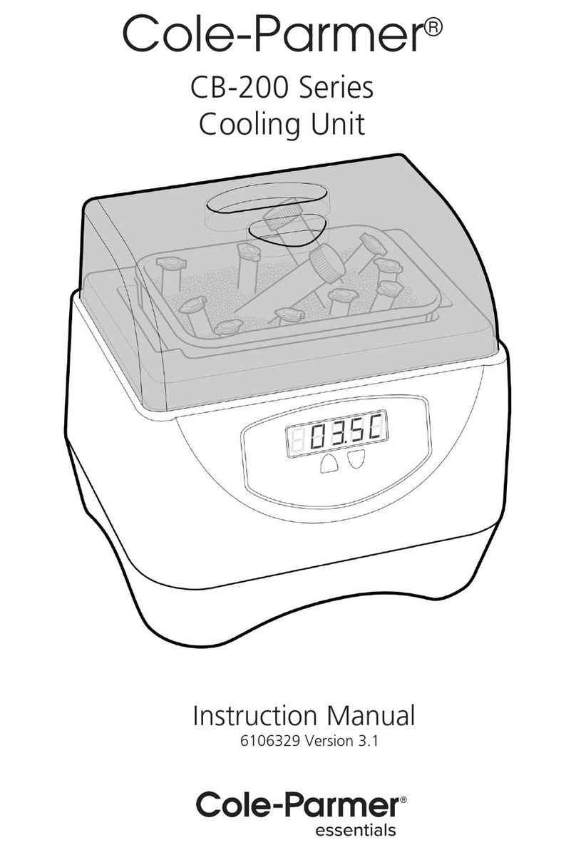 Cole Parmer CB-200D-IB User manual