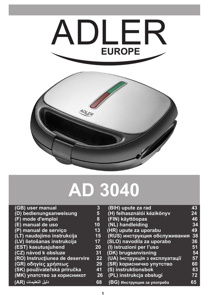 Adler Europe AD 3040 user manual