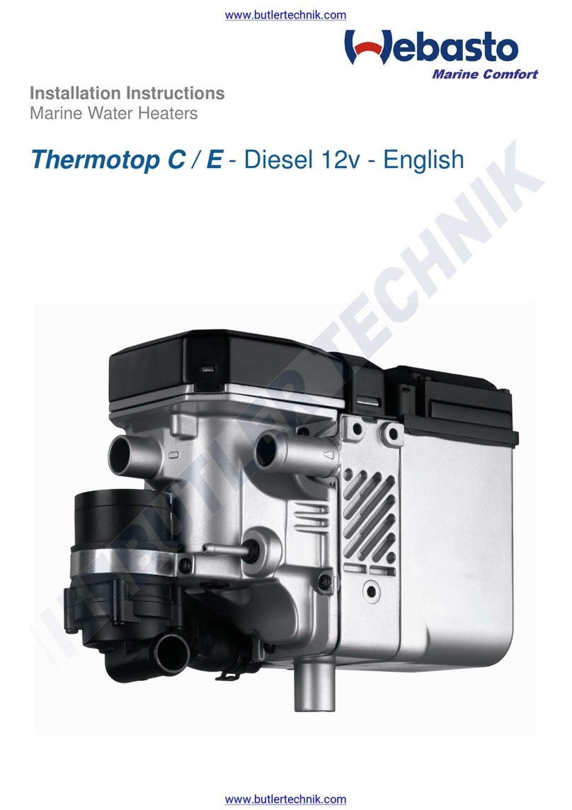 Webasto thermotop E User manual