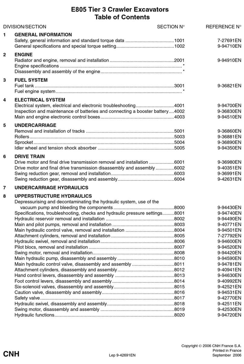 CNH E805 Tier 3 manual