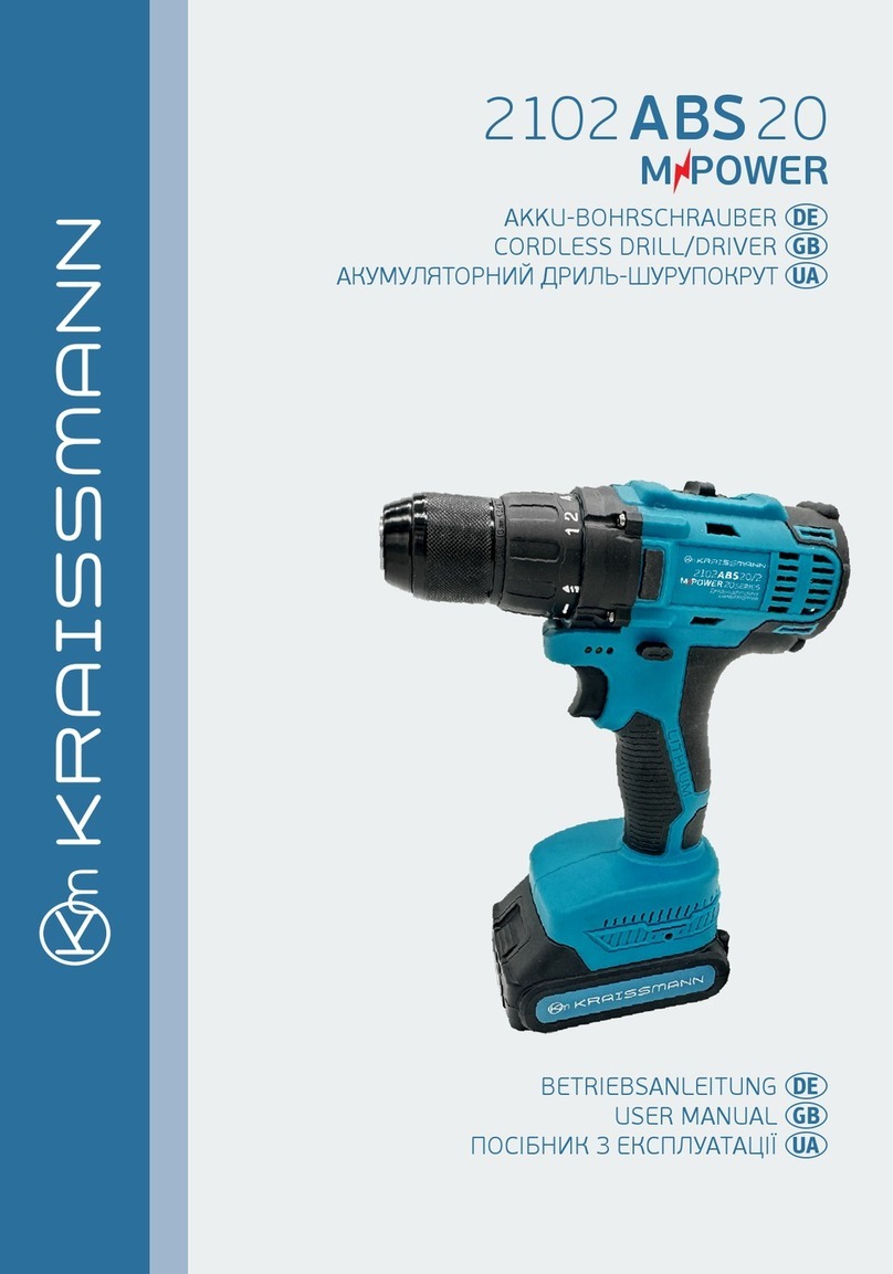 Kraissmann M-POWER 2102 ABS 20 User manual
