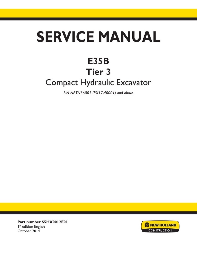 New Holland E35B Tier 3 User manual