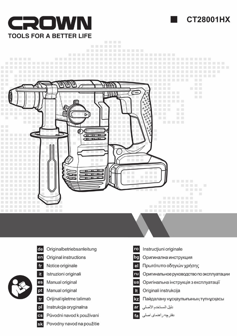 Crown CT28001HX Original instructions