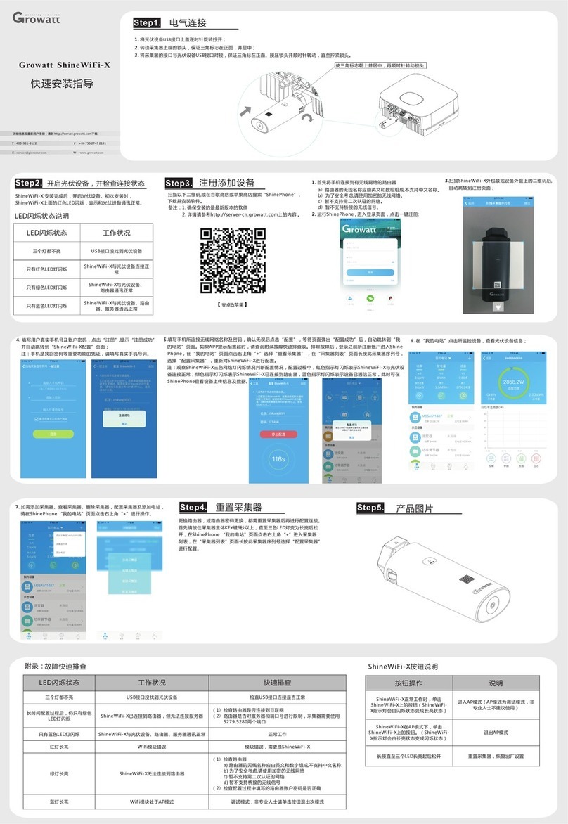 Growatt ShineWiFi-X manual