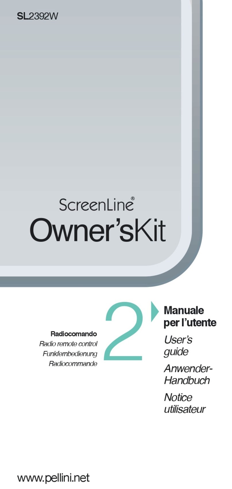 SCREENLINE SL2392W manual