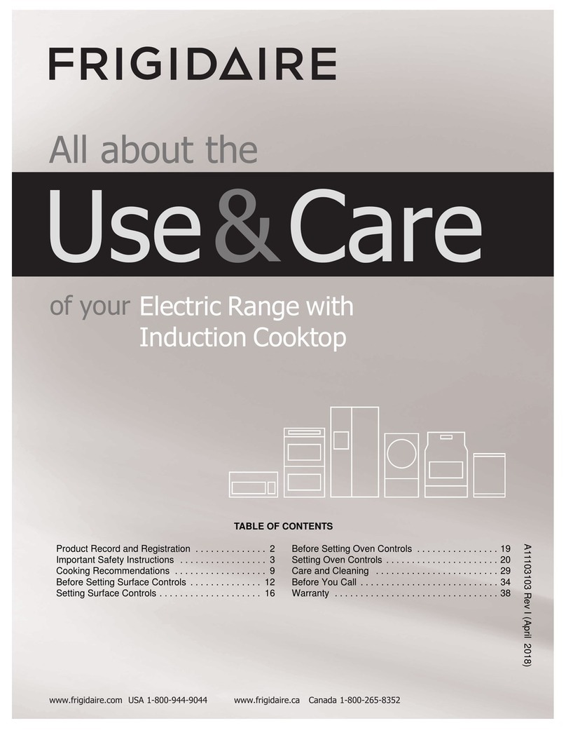 Frigidaire LFIF3054TF use & care