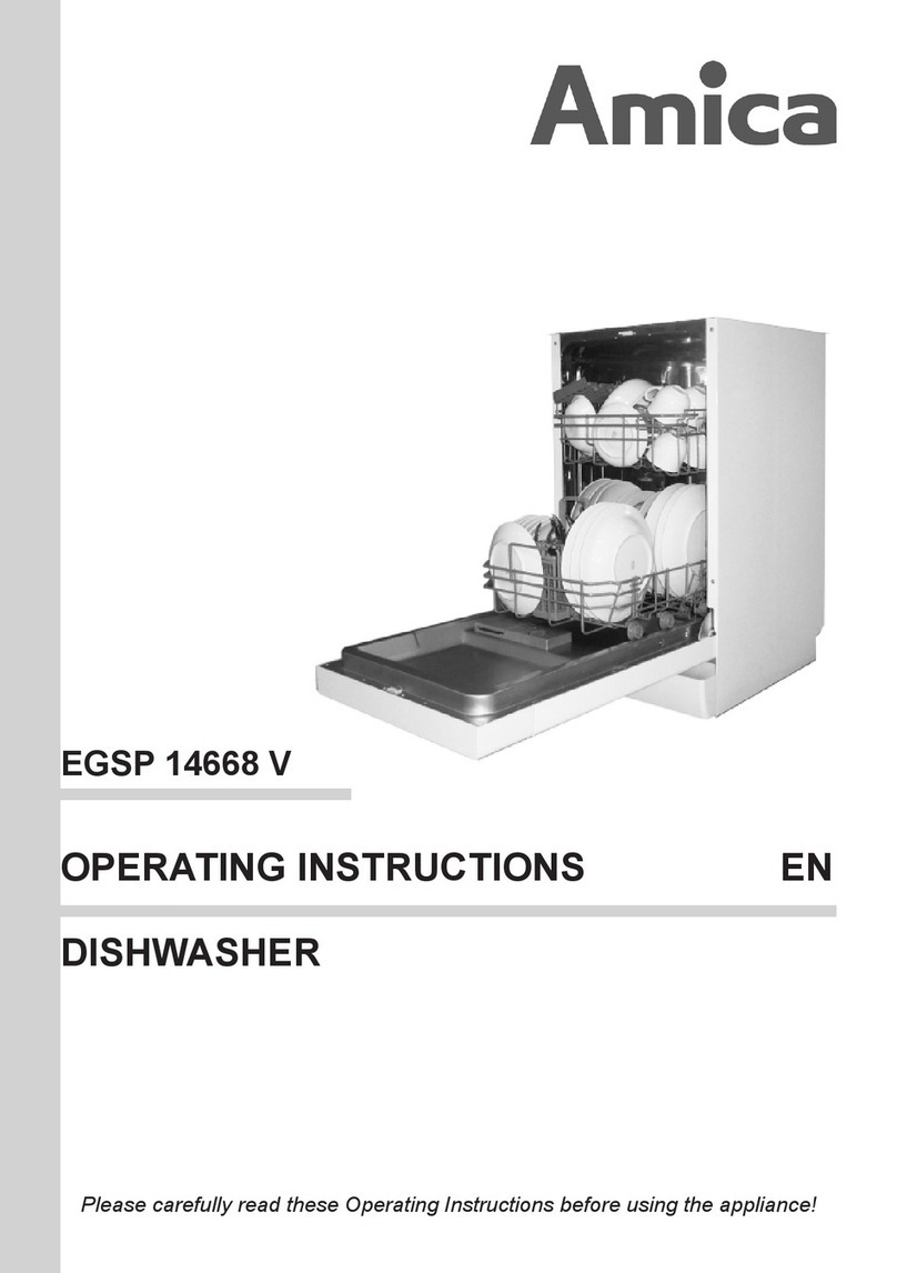 Amica EGSP 14668 V operating instructions