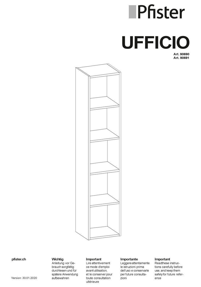 Pfister Ufficio 90690 User manual