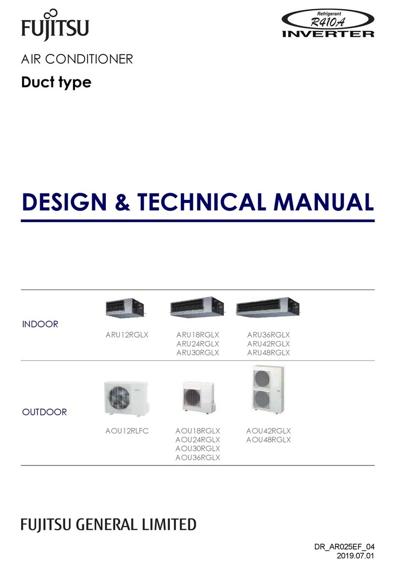 Fujitsu ARU24RGLX Design & technical manual