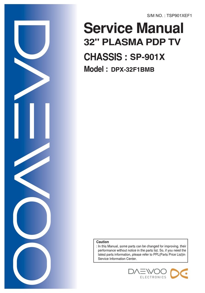 Daewoo DPX-32F1BMB Service manual