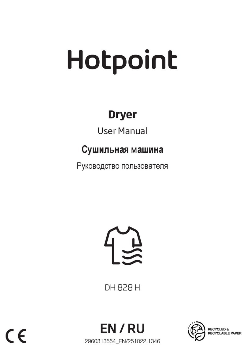 Hotpoint DH 828 H user manual