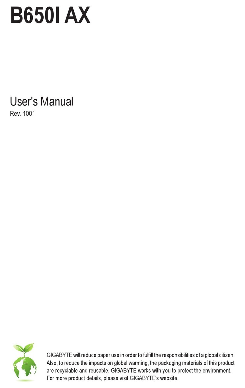 Gigabyte B650I AX User manual